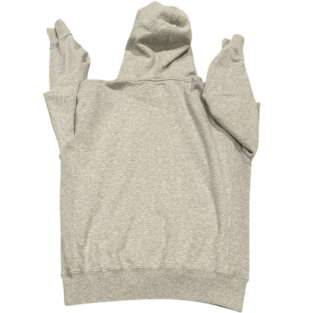 J. Crew French terry Gray hoodie Vintage Kanga Pocket pullover Unisex Size M